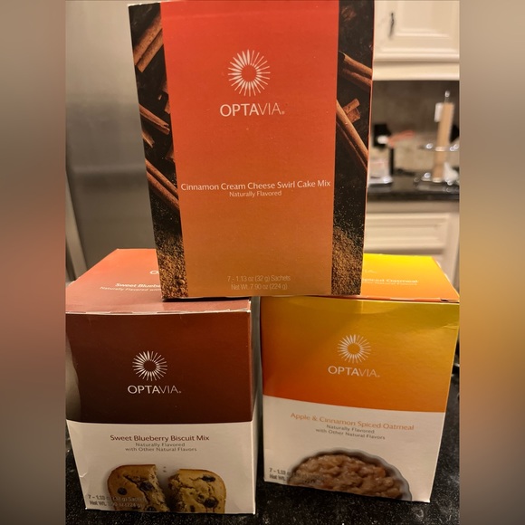 optavia Other Optavia Blueberry Cream Cheese Apple Oatmeal Mixes